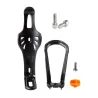 Uchwyt na bidon regulowany rowerowy koszyk rower czarny na ramę-5907451329955