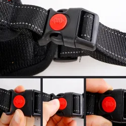 Mocne szelki rozmiar L bezuciskowe dla psa uchwyt lekkie-5907451337639