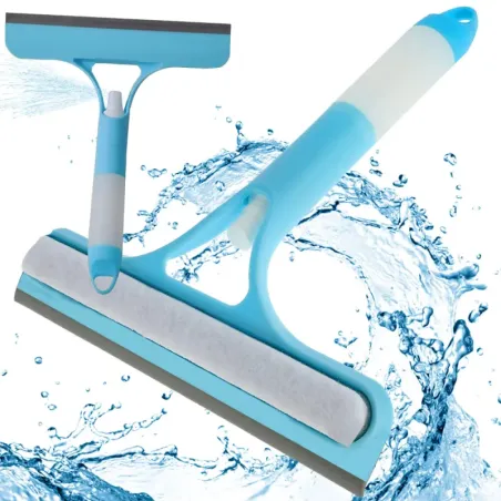 Ściągaczka myjka do okien szyb ze spryskiwaczem szczotka do mycia-5907451364789