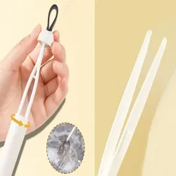 Szczotka do czyszczenia rowków szczelin skrobak do szorowania pęseta-5907451364819