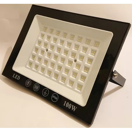 Halogen panel Led 100w ultra cienki slim IP66 zimny biały-
