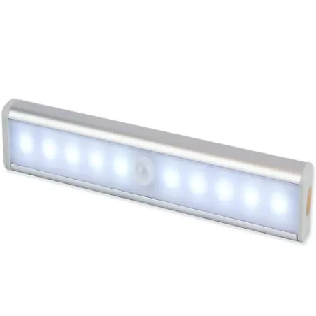 Lampka do szafy na baterie podszafkowa z czujnikiem ruchu i zmierzchu-5907451344149