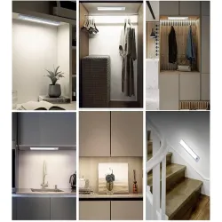 Lampka listwa podszafkowa 23cm z czujnikiem mocowana magnetyczne usb-5907451348246