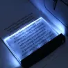 Lampka do czytania książek w nocy przenośny podświetlacz strony-5907451368466