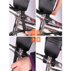 Torba sakwa rowerowa uchwyt na telefon mocowana do kierownicy-5907451329818