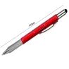 Długopis wielofunkcyjny śrubokręt multitool 6w1 miarka poziomica-5907451361061