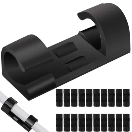 Organizer uchwyt klips na kable do kabli przewodów 20szt prowadnica-5907451347904