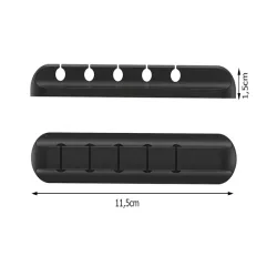 Organizer do kabli przewodów do biurka samoprzylepny uchwyt prowadnica-5907451343722