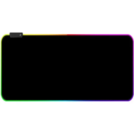 Podświetlana podkłada pod mysz gamingowa led XXL czarna bez wzorków-5907451334416