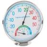 Termometr higrometr pokojowy analogowy duży biały 13 cm średnicy-5907451345238