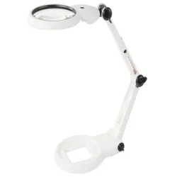 Lupa jubilerska biurkowa duża 12x 8x z podświetleniem 18 led usb-5907451344491