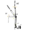 Lampa lupa na ruchomym ramieniu kosmetyczna led dermatologiczna szkło-5907451345047