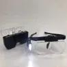 Okulary powiększające podświetlenie led lupa nagłowna z soczewkami-5907451344446