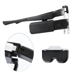Okulary powiększające podświetlenie led lupa nagłowna z soczewkami-5907451344446