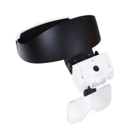 Lupa nagłowna czołowa okulary 2 led podświetlane okulary powiększające-5907451344354