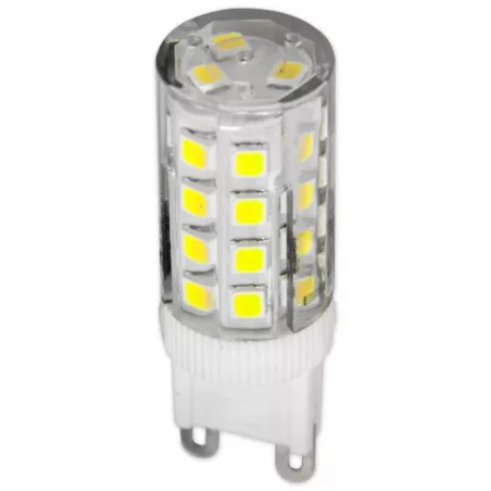 Żarówka diodowa G-9 35 led 5W/220V barwa biała ciepła 500lm-5908263382145