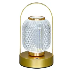 Lampka nocna kryształowa dotykowa 3 odcienie CCT bezprzewodowa 5V/USB-6902713615264