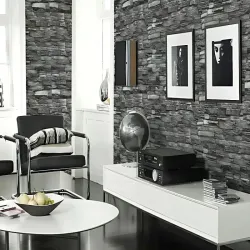 Panele 3d cegła szara tapeta samoprzylepne dekoracyjna piankowa-5907451375822