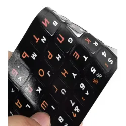 Naklejki qwerty cyrlica nalepki na klawiaturę laptopa pc 11x13mm-5907451375068