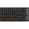 Naklejki qwerty cyrlica nalepki na klawiaturę laptopa pc 11x13mm-5907451375068