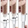 Słuchawka prysznicowa 1/2" oszczędna z filtrem kamiennym turmalin-5907451343425