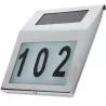 Podświetlana tabliczka z numerem domu lampa led solarna zewnętrzna
