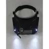 Profesjonalna lupa nagłowna daszek z diodami led 1,5x 3x 9,5x 11x-5907451302903