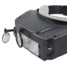Profesjonalna lupa nagłowna daszek z diodami led 1,5x 3x 9,5x 11x-5907451302903