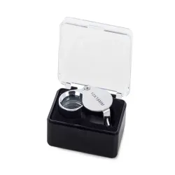 Lupa 10x kieszonkowa jubilerska składana 18mm stal mała i praktyczna-5907451302774