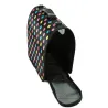 Torba L 45x26x20cm czarna w groszki transporter dla psa kota duża-5907451320570