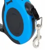 Smycz 5m 15kg automatyczna dla psa taśma z blokadą mocna niebieska-5907451359822