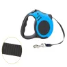 Smycz 5m 15kg automatyczna dla psa taśma z blokadą mocna niebieska-5907451359822