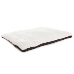 Mata 70x53cm materiałowa biało brązowe leżanka legowisko dla psa-5907451313756