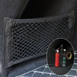 Siatka do bagażnika  50x25cm auta mocna na rzep do mocna kieszeń-5907451376300