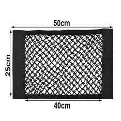 Siatka do bagażnika  50x25cm auta mocna na rzep do mocna kieszeń-5907451376300