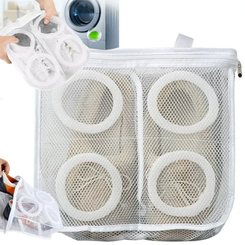 Worek siatka woreczek do prania butów obuwia z suwakiem na bieliznę-5907451352304