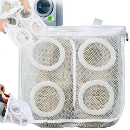 Worek siatka woreczek do prania butów obuwia z suwakiem na bieliznę-5907451352304