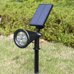 Lampa solarna led reflektor ogrodowy idealny do oświetlenia roślin
