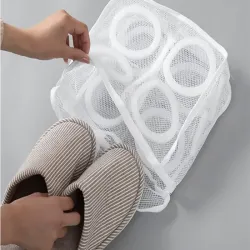 Worek siatka woreczek do prania butów obuwia z suwakiem na bieliznę-5907451352304