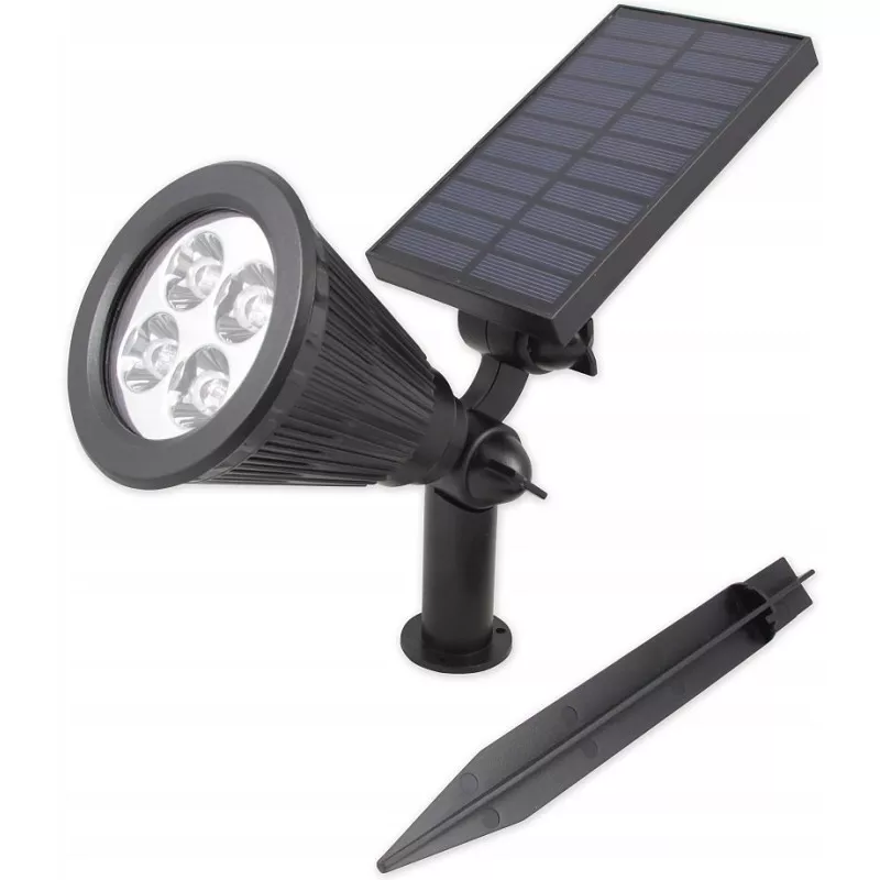 Lampa solarna led reflektor ogrodowy idealny do oświetlenia roślin-5907451379479