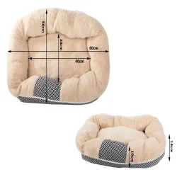 Pluszowe legowisko kojec dla psa miękkie poduszka kanapa posłanie-5907451370094