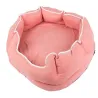 Miękkie legowisko 60x70cm posłanie kojec dla psa kota wygodne różowe-5907451370278