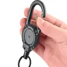 Zwijak na klucze linka brelok retraktor z karabińczykiem do paska-5907451374870