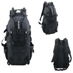 Plecak taktyczny czarny militarny survival turystyczny trekkingowy-5907451376126