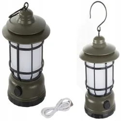 Lampa kempingowa biwakowa akumulatorowa usb turystyczna hak pochodnia-5907451367032