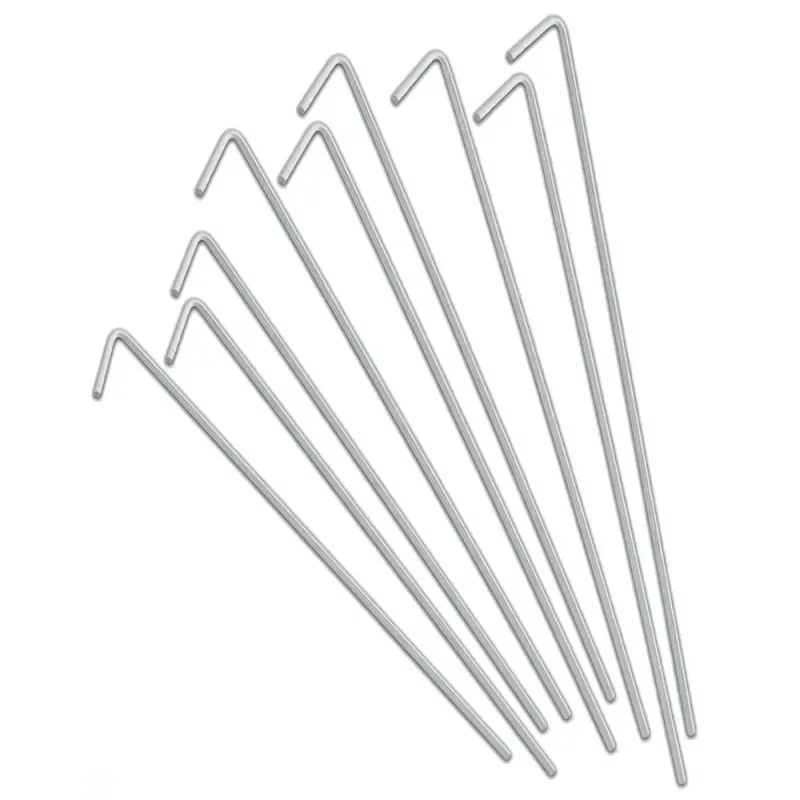 Szpilki do namiotu mocujące śledzie kotwy stal 24cm 10szt hak haczyk kołki-5907451359051
