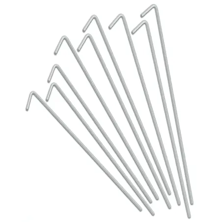 Szpilki do namiotu mocujące śledzie kotwy stal 24cm 10szt hak haczyk kołki-5907451359051