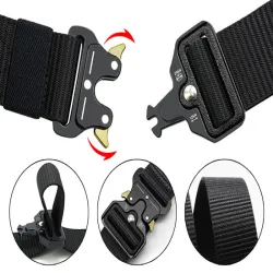 Pas taktyczny 130 x 4cm wojskowy survival z zapięciem Quick release-5907451342077