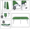Łóżko składane zielona kanadyjka turystyczne polowe kempingowe outdoor-5907451342398
