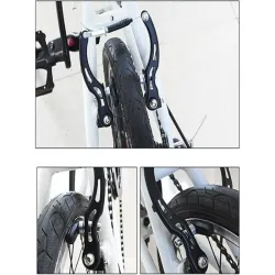 Klocki rowerowe hamulca v- breake komplet z gwintem szczęki rowerowe-5907451362136